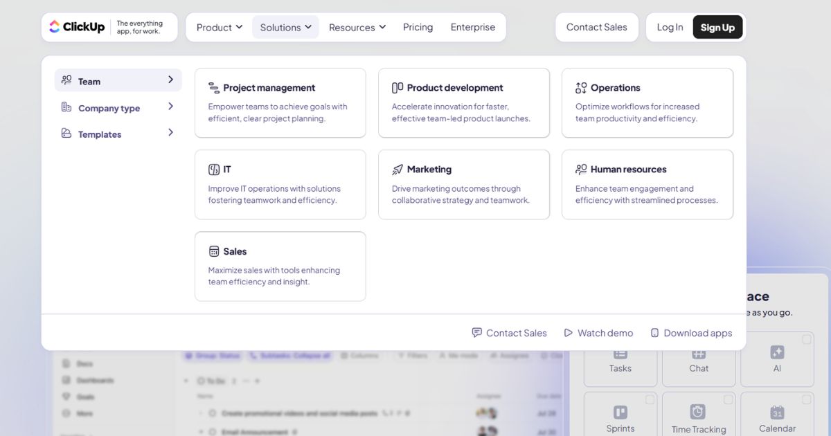 ClickUp Key Features
