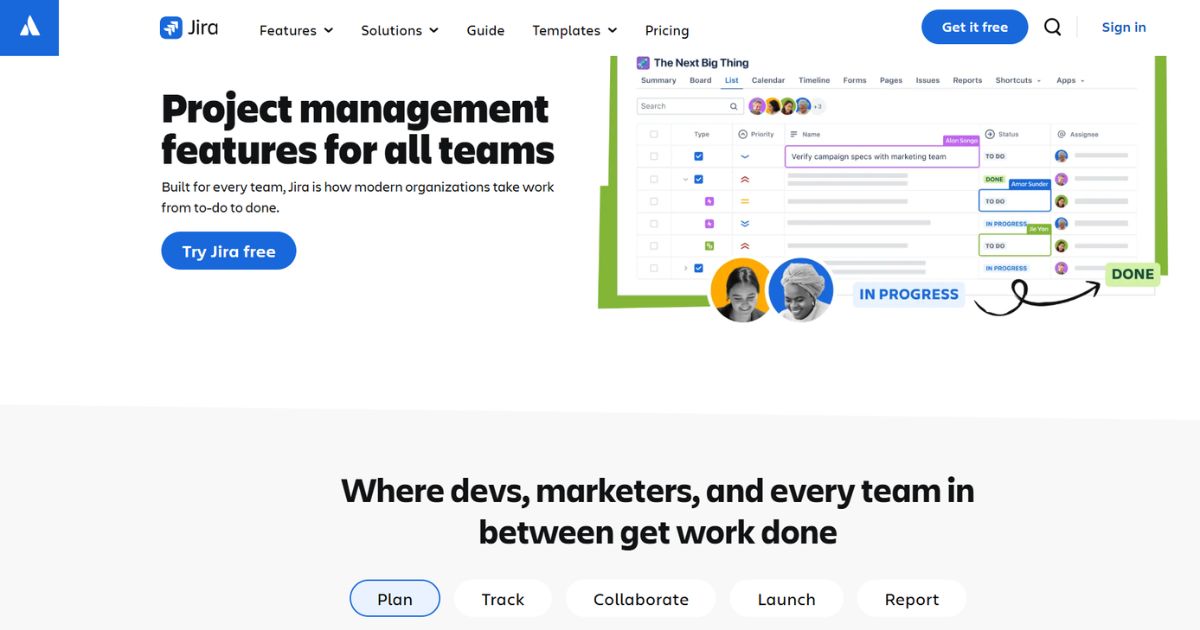 Jira Software Features